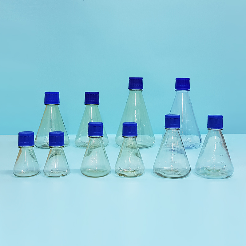 PC Erlenmeyer Flask PC 멸균 삼각 플라스크