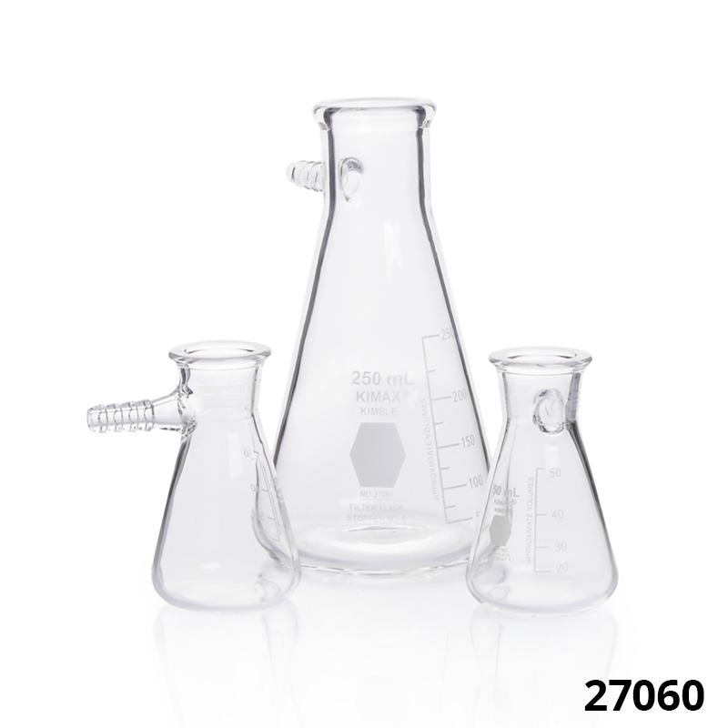 Graduated Filtering Flask with Side Tubulation, Kimble 눈금형 여과 플라스크