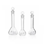 ASTM Heavy Duty Wide Mouth Volumetric Flask with Individual Serial No & Certificate, Kimble 헤비월 광구 메스 용량 플라스크, Class A + 개별보증서