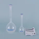 PMP Volumetric Flask, Class A PMP 메스 용량 플라스크, 보증서 포함