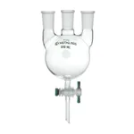 3-Neck Heavy-wall Round Bottom Flask with PTFE Stopcock 3구 헤비월 환저 플라스크, PTFE 콕크