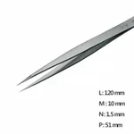 Fine Straight Pointed Tweezer 고정밀 트위저, Rubis,RU-0-SA