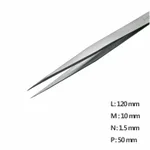 Fine Straight Pointed Tweezer 고정밀 트위저, Rubis,RU-1-SA
