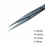 Fine Straight Pointed Tweezer 고정밀 트위저, Rubis,RU-3L-SA