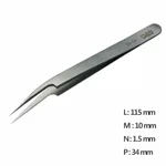 Ultra Fine Pointed, Curved and angled Tweezer 고정밀 트위저,Rubis ,RU-5A-SA