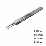 Ultra Fine Pointed, Curved and angled Tweezer 고정밀 트위저, Rubis,RU-5L-SA