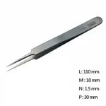 Ultra Fine Pointed, Curved and angled Tweezer 고정밀 트위저,Rubis,RU-5-SA