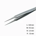 Ultra Fine Pointed, Curved and angled Tweezer 고정밀 트위저, Rubis,RU-4A-SA