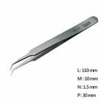 Ultra Fine Pointed, Curved and angled Tweezer 고정밀 트위저, Rubis,RU-4AB-SA