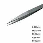 Sturdy, Strong Pointed Tweezer 정밀 트위저, Rubis,RU-00-SA