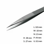Sturdy, Strong Pointed Tweezer 정밀 트위저, Rubis,RU-00B-SA