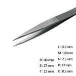 Sturdy, Strong Pointed Tweezer 정밀 트위저, Rubis,RU-00D-SA