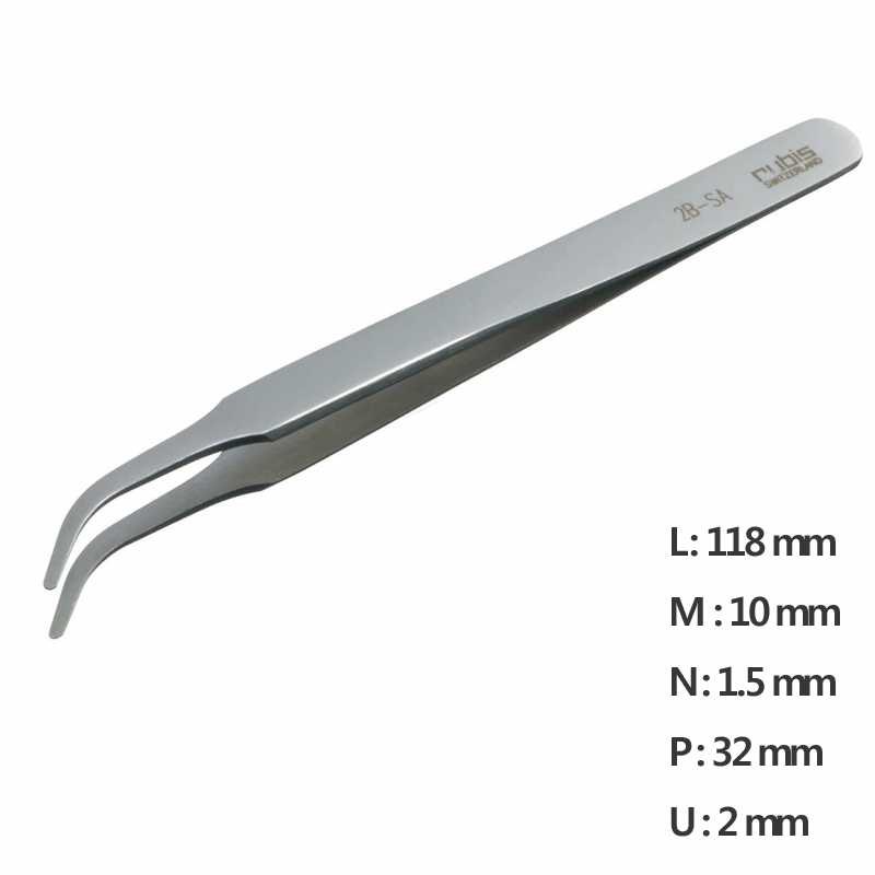 Round Tip Tweezer 고정밀 트위저, Rubis,RU-2B-SA