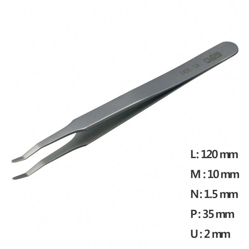 Round Tip Tweezer 고정밀 트위저, Rubis,RU-2ADE-SA