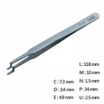 Round Tip Tweezer 고정밀 트위저, Rubis,RU-FD-SA