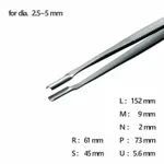 SMD Tweezer 고정밀 트위저, Rubis,RU-571-SA