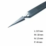 Reverse Action Tweezer 고정밀 트위저, Rubis,RU-OR-SA