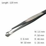Wafer Handling Tweezer 고정밀 웨이퍼용 트위저, Rubis,RU-37S-3-SA