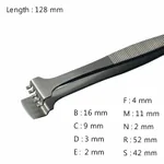 Wafer Handling Tweezer 고정밀 웨이퍼용 트위저, Rubis,RU-42LB-5-SA