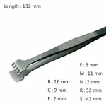 Wafer Handling Tweezer 고정밀 웨이퍼용 트위저, Rubis,RU-41LB-5-SA