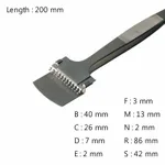 Wafer Handling Tweezer 고정밀 웨이퍼용 트위저, Rubis,RU-43LB-12-SA