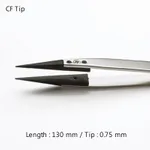 ESD Carbofib Tip Tweezer CF 팁 트위저, Ideal-Tek,ID-259CF-SA