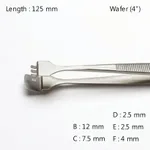 Wafer Handling Tweezer 고정밀 웨이퍼용 트위저, Ideal-Tek,ID-4WF-SA