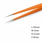 Non-Slip Grip Tweezer 고정밀 논 슬립 트위저, Rubis, RU-SS Grip-SA