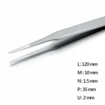 Anti-Microbial Tweezer 고정밀 항균성 이온 코팅 트위저, Rubis, RU-2A Ion-SA