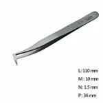 Ultra Fine Pointed, Curved and angled Tweezer 고정밀 트위저, Rubis , RU-6-SA