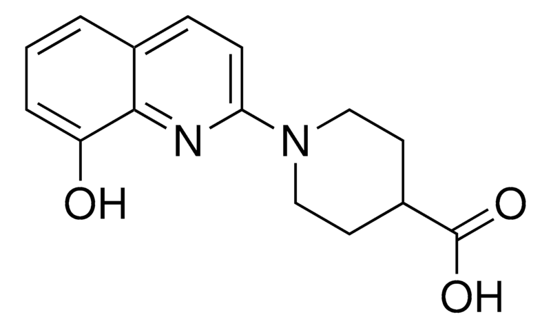 Merck 1-(8-hydroxyquinolin-2-yl)piperidine-4-carboxylic acid
