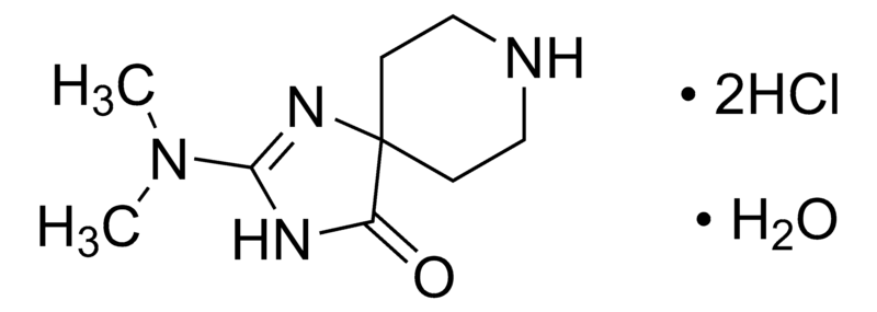 Merck 2-(Dimethylamino)-1,3,8-triazaspiro[4.5]dec-1-en-4-one dihydrochloride hydrate