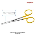 Daihan Science Hammacher Premium TC Micro Operating Scissors, L115mm, MedicaluseWith Sharp-Sha