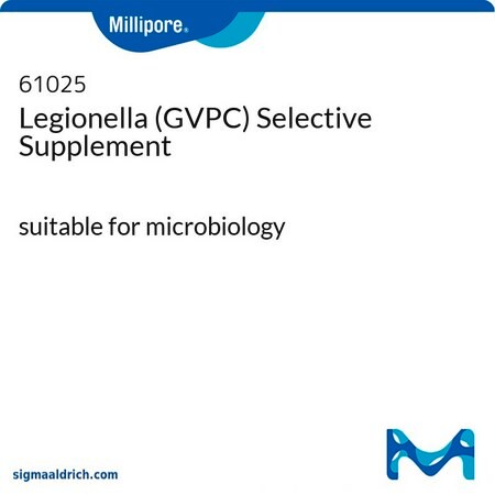 Merck Legionella (GVPC) Selective Supplement