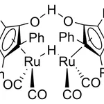 Merck 1-Hydroxytetraphenyl-cyclopentadienyl(tetraphenyl-2,4-cyclopentadien-1-one)-mu-hydrotetracarbonyldiruthenium(II)