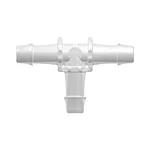 Tee Tube Fitting with 500 Series Barbs, 3/8` (9.5 mm) ID Tubing