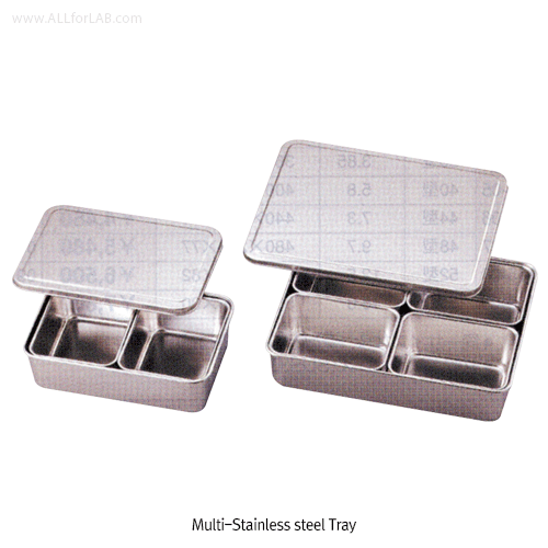 Daihan Science Combi-Stainless-steel Tray Sets, Included 2·4·6 Inner Trays and Lid<br>Made of S