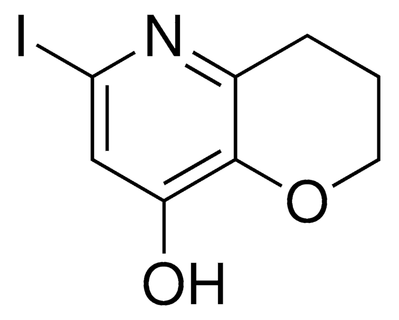 Merck 6-Iodo-3,4-dihydro-2H-pyrano[3,2-b]pyridin-8-ol