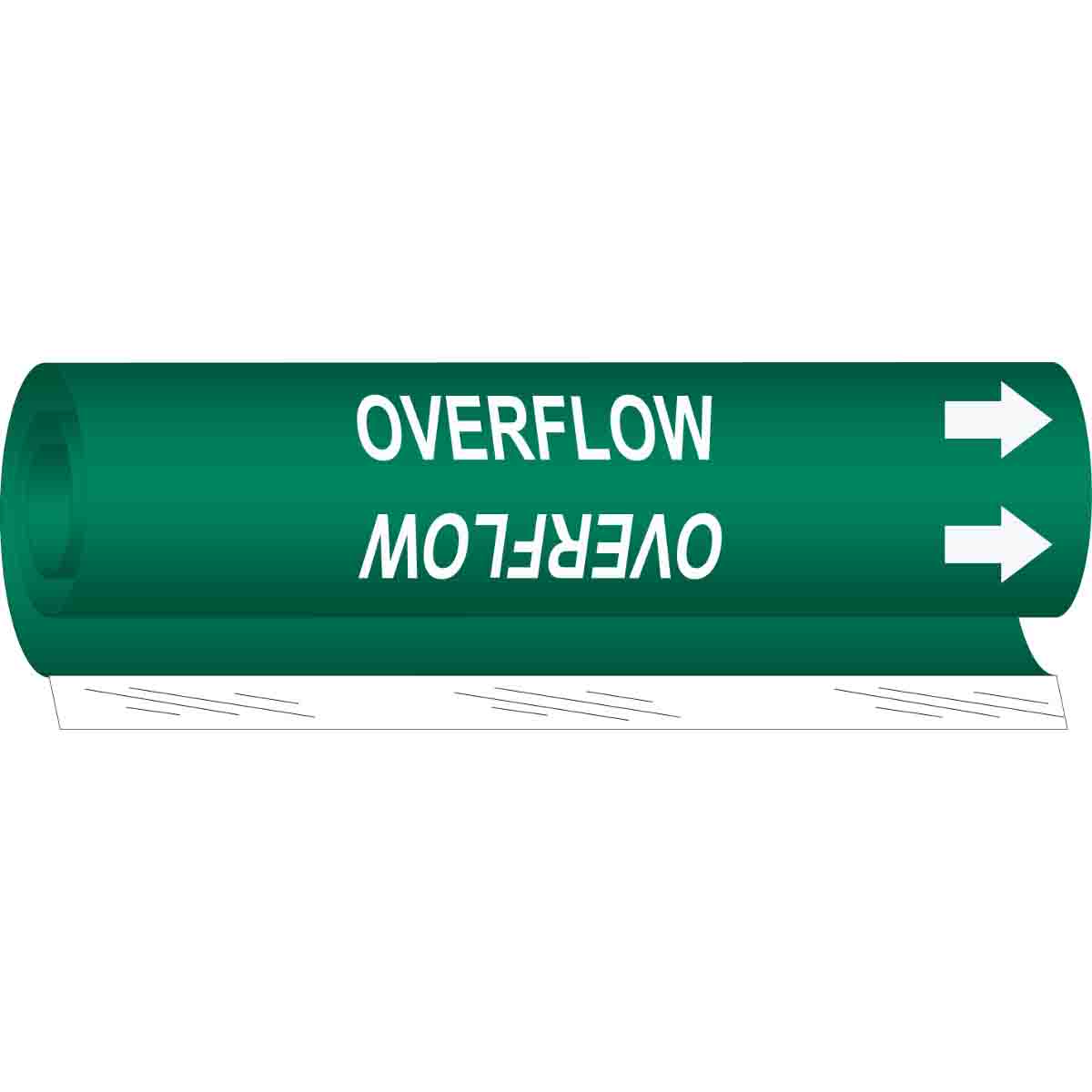 Brady OVERFLOW High Performance Pipe Marker