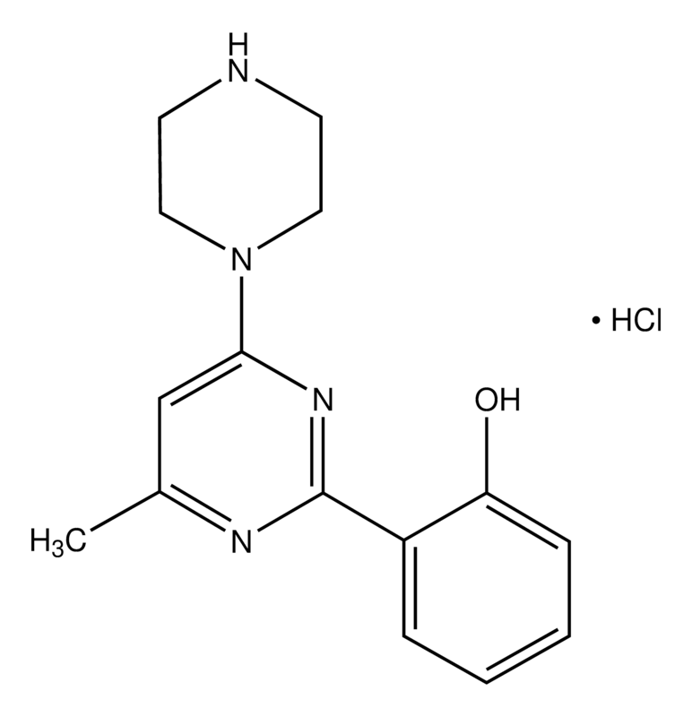 Merck 2-(4-Methyl-6-piperazin-1-ylpyrimidin-2-yl)phenol hydrochloride