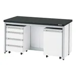 AS ONE Side Laboratory Bench(Frame Type), 사이드 실험대(프레임 타입)