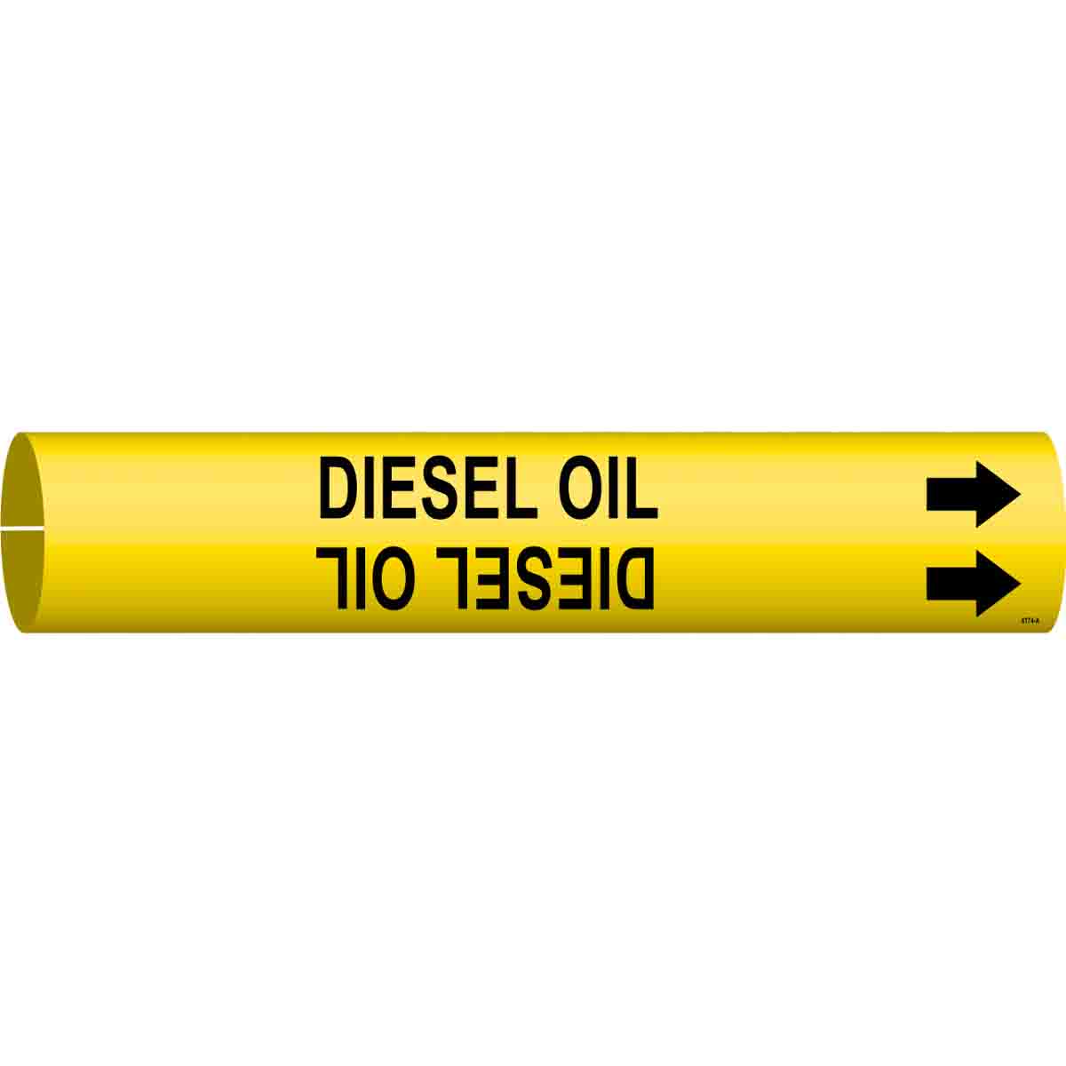 Brady DIESEL OIL Snap-On/Strap-On Pipe Marker