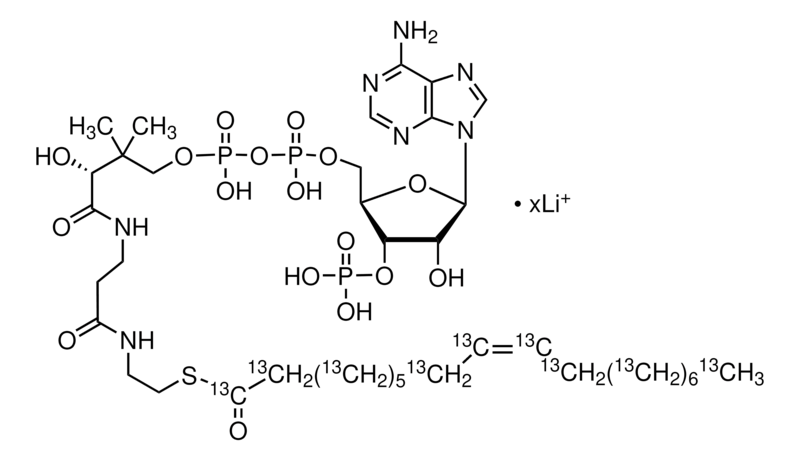 Merck Oleoyl-13C18 coenzyme A lithium salt