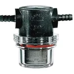 Thermo Fisher Scientific Cole-Parmer In-Line Clear Nylon Strainer Sump/Bottom, Low Profile