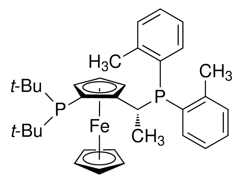 Merck (R)-1-[(SP)-2-(Di-tert-butylphosphino)ferrocenyl]ethylbis(2-methylphenyl)phosphine