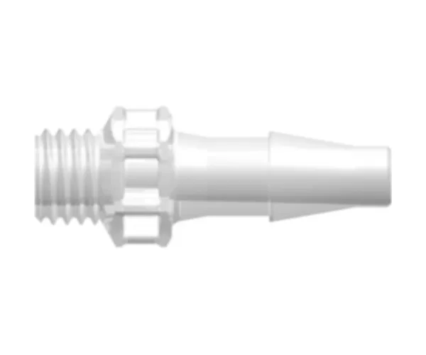 1/4-28 UNF Thread with 5/16` Hex to Classic Series Barb, 5/32` (4.0 mm) ID Tubing