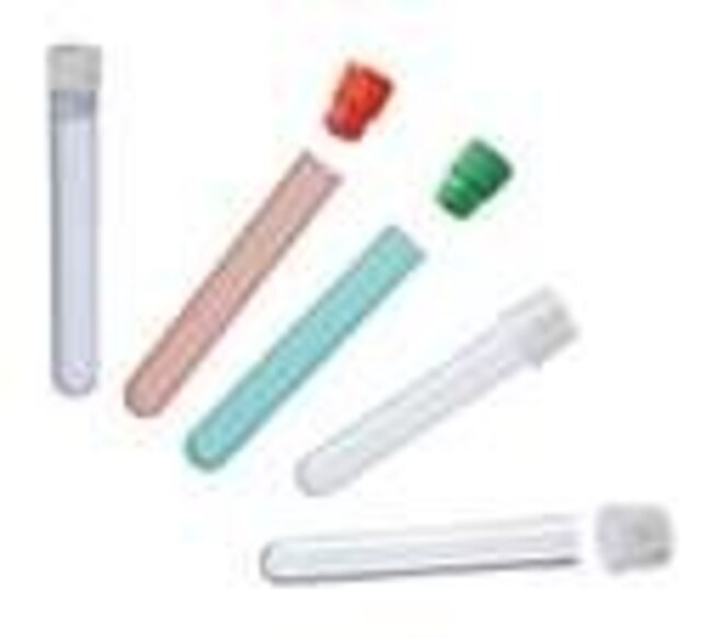Thermo Fisher Scientific Sterile PS  Clear Culture Tubes w/ Two-Position PE Caps, 17x100mm