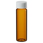Thermo Fisher Scientific I-Chem Amber VOA Glass Vials with Closed-Top Cap, 40mL, processed, 40mL Vial I-Chem Amber closed top processed