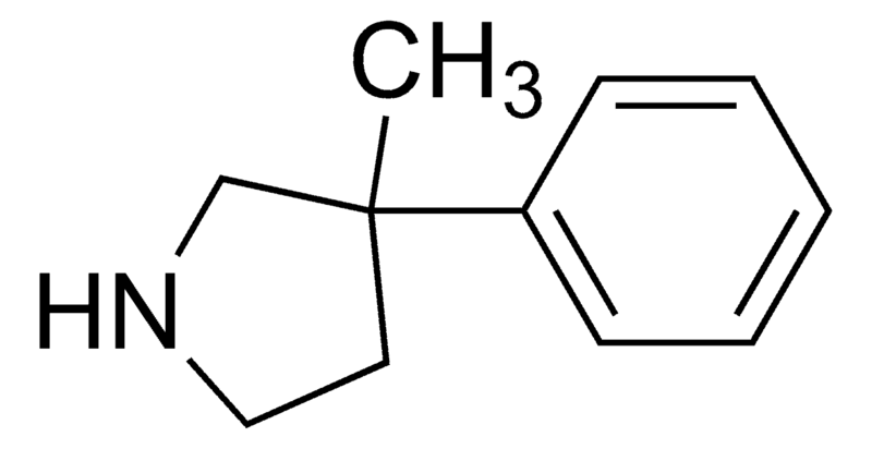 Merck 3-Methyl-3-phenylpyrrolidine