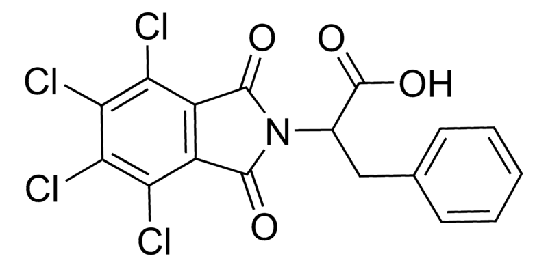 Merck 3-Phenyl-2-(4,5,6,7-tetrachloro-1,3-dioxo-1,3-dihydro-2H-isoindol-2-yl)propanoic acid
